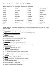 Lipid short answer questions 1. Macromolecules Ws2 Docx Macromolecules Worksheet 2name Caylan Buchanan Per 5 Part A Classify Each As A Carbohydrate Protein Lipid Or Nucleic Acid 1 Course Hero