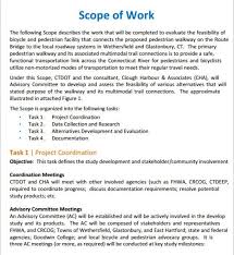 17 Free Scope Of Work Templates In Word Excel Pdf Statement Of Work Word Template Work Proposal