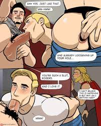 Creedo CreedoArt Marvel Comics Avengers ASSemble 1 Iron Man Tony Stark x  Thor Odinson x Captain America Steve Rogers 05 - Read Bara Manga Online