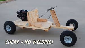 24 steps to building a killer go kart frame! Homemade Wooden Go Kart Build No Welding Or Expensive Power Tools