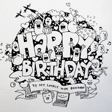 Doodle Happy Birthday Google Search Coretan Buku Sketsa Seni Doodle