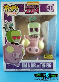 funko pop rides invader zim 41 zim gir on the pig hot topic exclusive funko funko pop funko invader zim funko pop rides invader zim 41 zim