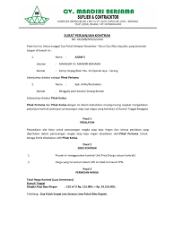 Setelah berakhirnya jangka waktu tersebut, perjanjian kerja ini dapat diperpanjang jika dipandang perlu. Surat Perjanjian Kontrak Baja Ringan
