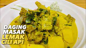 Daging salai masak lemak | dalam video ini saya tunjukkan bagaimana cara saya memasak daging salai masak di negara arab. Daging Salai Masak Lemak Cili Api Youtube