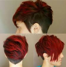 Then it is brushed back and lifted at the front to make the hairstyle unique. 10 Adorable Short Hairstyle Ideas 2021 Short Red Hair Trendy Short Hair Styles Hair Styles