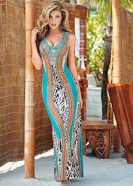 Green Multi Print Detail Maxi Dress From Venus Maxi Dress Fashion Dresses Fashion