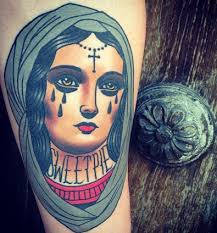 And that you may obtain the assistance of her prayer, neglect not to walk in her fo. 9 Religious Spiritual Virgin Mary Tattoos Design Ideas I Fashion Styles