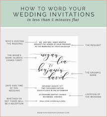 11 Good How To Write A Wedding Invitation That Don T Take A Long Time