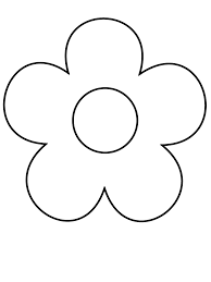 Show your kids a fun way to learn the abcs with alphabet printables they can color. Flower3 Simple Shapes Coloring Pages Coloring Book Simple Flower Drawing Shape Coloring Pages Flower Coloring Pages