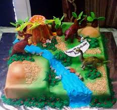 Der kuchen ist eigentlich zwei kuchen in einem, so dass es einige portionen macht. 36 Vulkan Torte Ideen Dinosaurier Party Dino Kuchen Kindergeburtstag