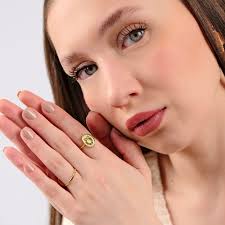 Anello gufo in vermeil oro 14K, anello uccello, gioielli gufo per donna,  anelli con gioielli animali con gufo, anello con sigillo regolabile, regalo  di compleanno