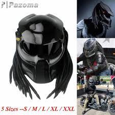 Some are made of the composite shell while others boast a comfortable fitting interior. Predator Black Carbon Fiber Motorcycle Helmet Full Face Iron Warrior Man Helmets Ebay