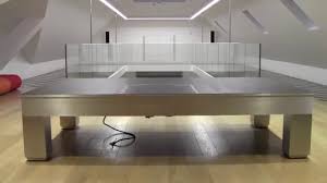 Custom coffee table pool rack. Apex Pneumatic Coffee Pool Table Youtube