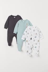 3 Lu Pamuklu Pijama Turkuaz Kopekler Cocuk H M Tr