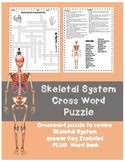 This page creates a crossword puzzle from the vocabulary in the article. Skeletal System Crossword Worksheets Teaching Resources Tpt