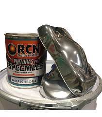 Die schwarz deckende farbe wird transparent, sobald sie die hand darauf legen oder mit. Kit Farbe Chrom Effekt Metalchrome Grundlagen 1 2l