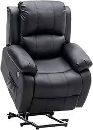 Chic Mcombo Small Sized Electric Power Lift Recliner Chair Sofa With Massage And Heat For Small Elderly P Recliner Chair Black Furniture Living Room Sofa Chair