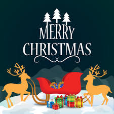 Maybe you would like to learn more about one of these? Merry Christmas Invitation Greeting Card With Vector Illustration Of Gifts On Creative Background 2368127 Vector Art At Vecteezy