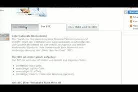 Berechnet und validiert nationale und internationale kontonummern, gibt informationen zu banken. Video Iban Und Bic Nummer Herausfinden