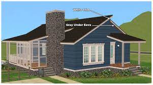 Mod The Sims A Little Greyer Roof Trim Defaults Roof Trim Sims Building