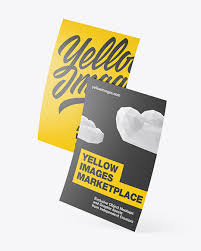 Here you can find free sample scene of my new newspaper adverts mockup. Two Textured A4 Papers Mockup In Stationery Mockups On Yellow Images Object Mockups