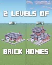 2 Brick Homes Which Is Your Fave Minecraftidea Minecraftinspired Minecraftdiy Minecrafttutori Minecraft Projects Minecraft Minecraft Epic Builds
