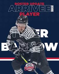 𝗔𝗿𝗿𝗶𝘃𝗲́𝗲 Suite à la blessure causée par une attaque vicieuse sur  notre attaquant étoile Mikhail Shabanov, nous avons pris la décision de  transférer un nouvel attaquant, Tyler Barrow. 🇺🇸 Tyler est un