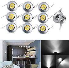 10x led einbaustrahler minispot einbauleuchte strahler licht set alu 1w weiss amazon de beleuchtung led einbaustrahler einbauleuchten einbaustrahler