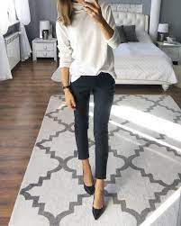 45 Casual Women Work Outfits For Winter Cold Outfits Office Outfits Women Work Outfits Women
