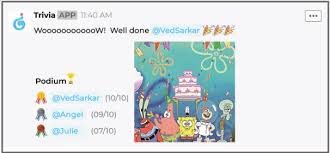 That's not to say they can only be used by that particular persona. Top 9 Fun Slack Apps To Build Remote Team Culture