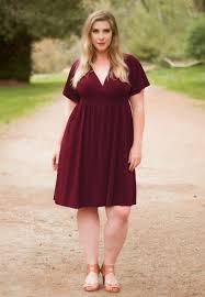 Classic V Neck Dress In 2020 Curvy Dress Plus Size Outfits Plus Size Fashion For Women