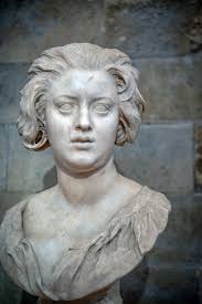 Marble Bust of the Emperor Nero at the Uffizi Gallery Editorial Photo