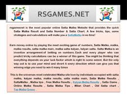 Online Matka Play Play Matka Online Play By Rsgames Issuu