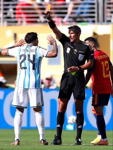 Enzo Fernandez red card looks like it's cost Argentina.