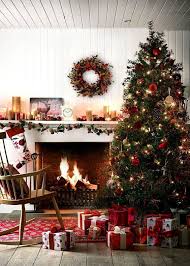 The Curious Bumblebee Mycozywinter Source Johnlewis Com Via Cottage Christmas Christmas Fireplace Natural Christmas Decor
