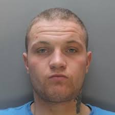 The face of a racist who hurled abuse at police officer doing his duty