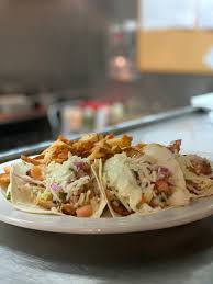 Add seasoned ground beef $ 1.50. Baja Fish Tacos Lilysseafoodtogo