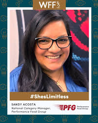 Meet Sandy Acosta, National Category Manager at @performancefoodservice.  Sandy has over 17 years of experience. She values her Hispanic heritage and  language greatly and is committed to empowering women in the industry.