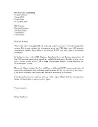 Business Report Cover Letter News