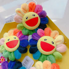 Keep your spirits bright and your smile big by copping this cute. Flower Takashi Murakami Kiki Kaikai Brooch Rainbow Sunflower Pin Badge Strap Plush Cute Toys Buy From 2 On Joom E Commerce Platform