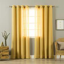 Maybe you would like to learn more about one of these? 84 In L Mustard Yellow Linen Blend Curtain Panel 2 Pack Yellow Curtains Living Room Mustard Yellow Curtains Yellow Curtains