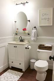With little room for an extra cabinet or standing shelves, one of the best small bathroom storage solutions is to think up. 52 Small Bathroom Ideas On A Budget Roundecor Small Bathroom Makeover Small Master Bathroom Small Bathroom Decor