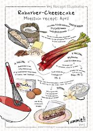 Rabarber Cheesecake Moestuin Recept April Van Irms Heerlijke Taart Met Een Fris Zure Smaak Met Zure Rabarber Vegetarische Indische Gerechten Rabarber Taart