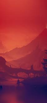 Clean, crisp images of all your favorite anime shows and movies. Ar20 Red Purple River Illustration Art Anime Wallpaper