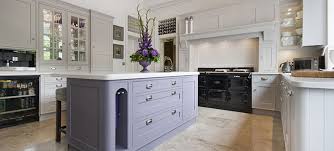 hand painted shaker style kitchen for
