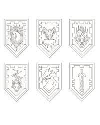 Kids n fun com 29 coloring pages of lego nexo knights. Nexo Lego Knights Shields Coloring Page Lego Coloring Pages Knight Shield Lego Knights
