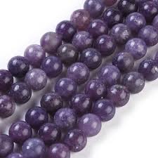 It you have this stone on you, when negative energy or ill wishes are sent to you, it is said to send the energy back to the person who sent it. Natural Lepidolite Purple Mica Stone Beads Strands Round 10mm Hole 1 2mm About 38pcs Strand 15 16 Inches 38 5cm