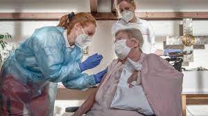 A group of singapore airlines flight crew arrives at the. E U Starts Effort To Vaccinate 450 Million The New York Times