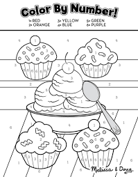 Pictures of sweet treats coloring pages and many more. Sweet Treats 2 Free Printable Activity Pages Melissa Doug Blog