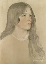 Portrait Of A Girl, 1904 Art Print